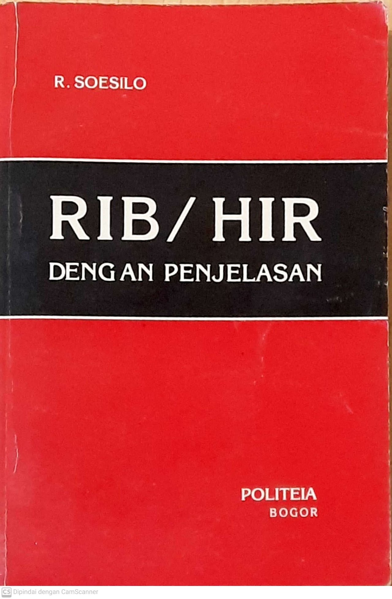 Cover RIB/HIR dengan penjelasan