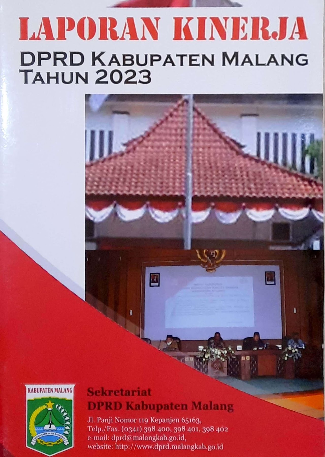 Cover Laporan Kinerja DPRD Kabupaten Malang Tahun 2023