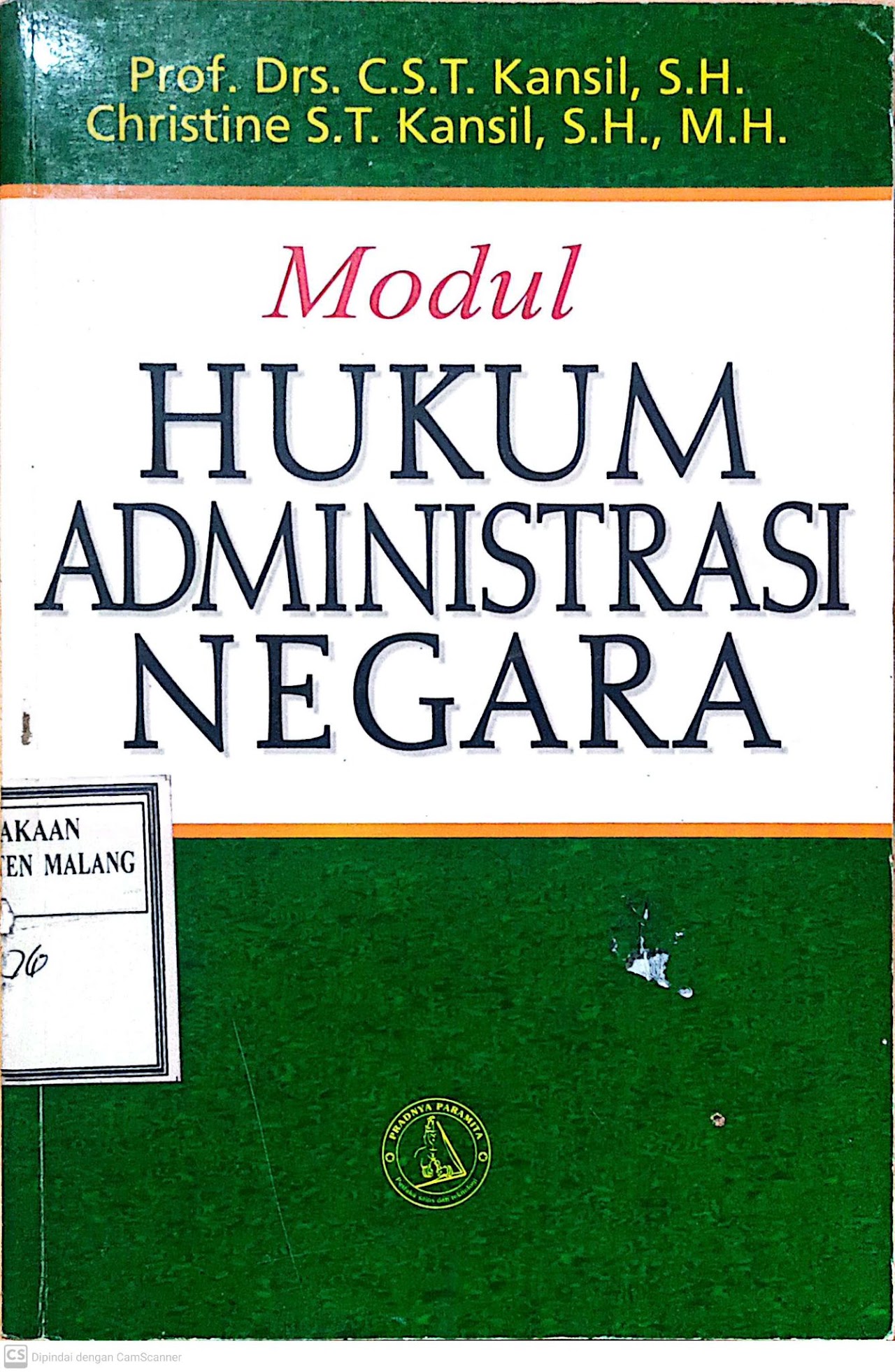 Cover Modul hukum administrasi negara